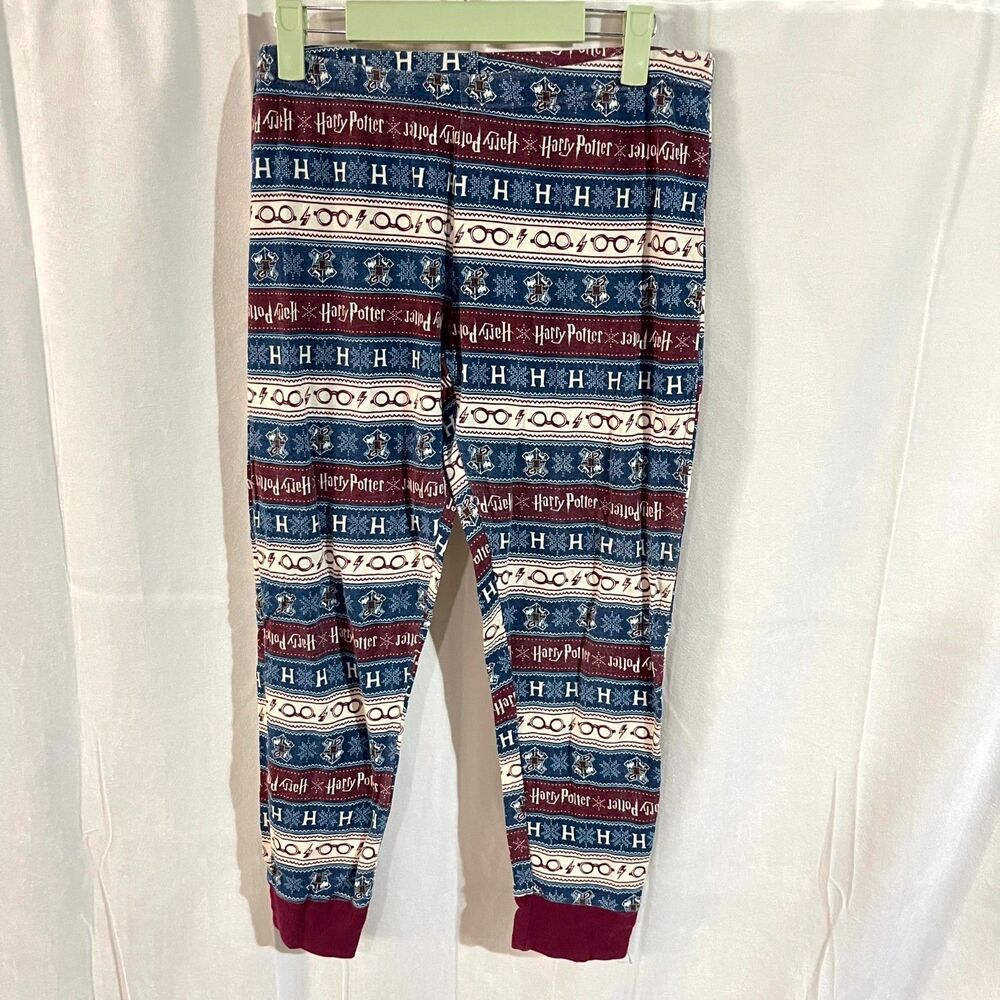 Harry Potter Fair Isle Pajama Pants Sleepwear Lounge Bottoms